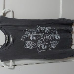 Gray Obey tank-top